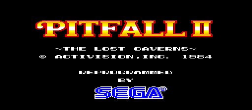 Pitfall II (315-5093) Title Screen